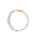 Multichain Necklace Silver Orange