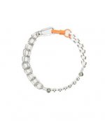 Multichain Necklace Silver Orange