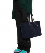 Belt Dark Navy Tote Bag