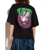 JWA Slime Logo Oversized Black Green T-Shirt