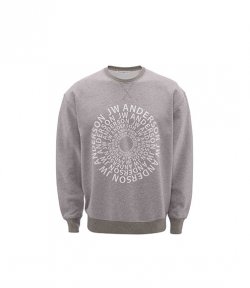 Swirl Logo Grey Melange Sweatshirt