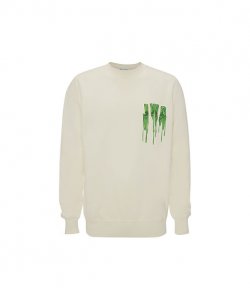 Slime Logo Classic Off White Green Sweatshirt