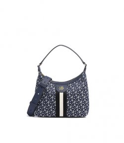 Carol Medium Navy Logo Pouchette
