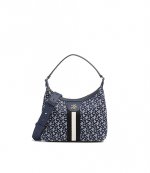 Carol Medium Navy Logo Pouchette