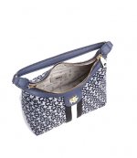 Carol Medium Navy Logo Pouchette