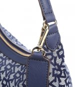 Carol Medium Navy Logo Pouchette