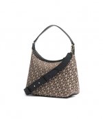 Carol Medium  Brown Logo Pouchette