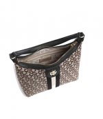 Carol Medium  Brown Logo Pouchette