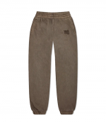 Essential Terry Washed Cola Classic Sweatpants With Puff Paint Logo