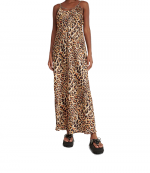 Leopard Long Robe Dress
