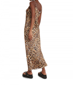 Leopard Long Robe Dress