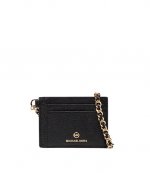 Small Gold Black Chain Card Holder