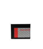 HP Tape Card Holder Wallet Black White
