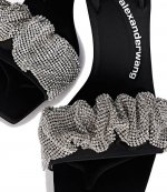 Julie Crystal Scrunchie Sandal