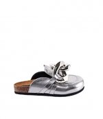 Silver Lamb Chain Loafer