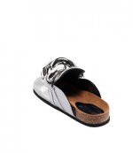 Silver Lamb Chain Loafer