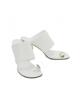 White Diamond Lamb mule