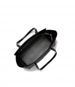 Large Brown Logo Black Tote