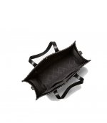 Black Logo Brown Tote Bag