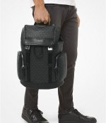City Black Logo Backpack