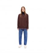 Brown Logo Pullover