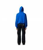 Heron Censored Hoodie Blue Navy Blue