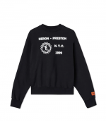 Medieval Heron Crewneck Black White