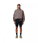 Flaming Skull Crewneck Grey Black