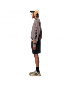 Flaming Skull Crewneck Grey Black