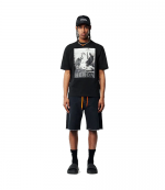 Halftone Heron SS Tee Black
