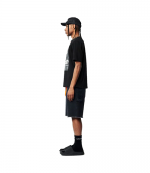 Halftone Heron SS Tee Black