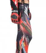 Racing Mesh Thong Pants Red