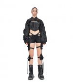Chocker Bomber Jacket Black