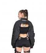 Chocker Bomber Jacket Black