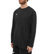 Black Y3 LS Tee