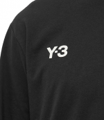 Black Y3 LS Tee