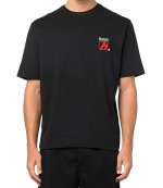 Multi Heron Censored Black Multicolor T-Shirt
