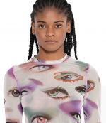 Eye Print Long Sleeve Underpinning
