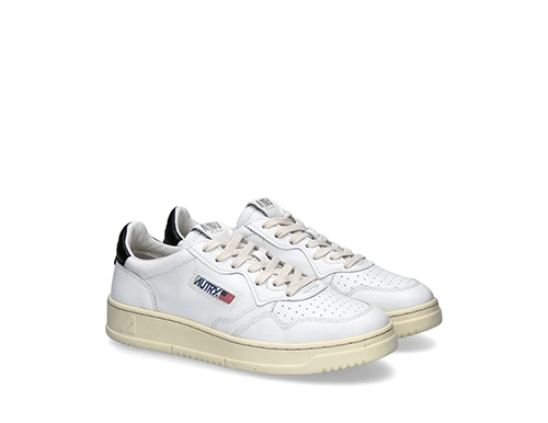 Autry Low Man White Black