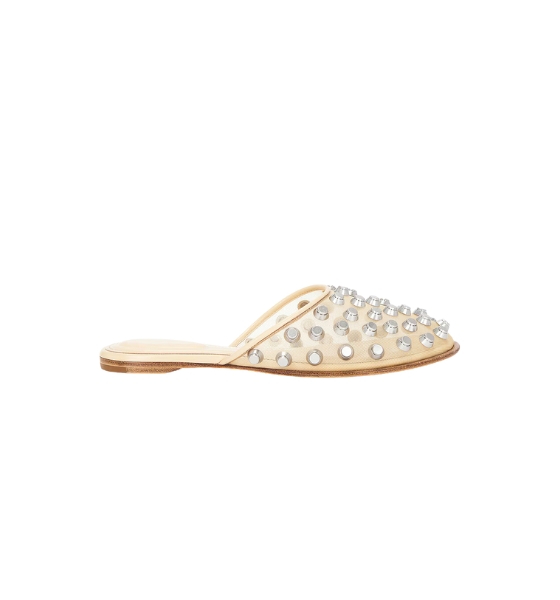Rhodes Nude Flat Slipper