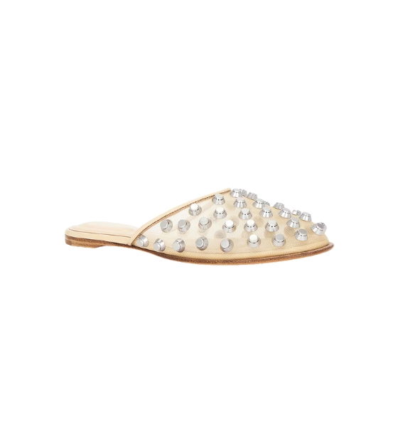 Rhodes Nude Flat Slipper