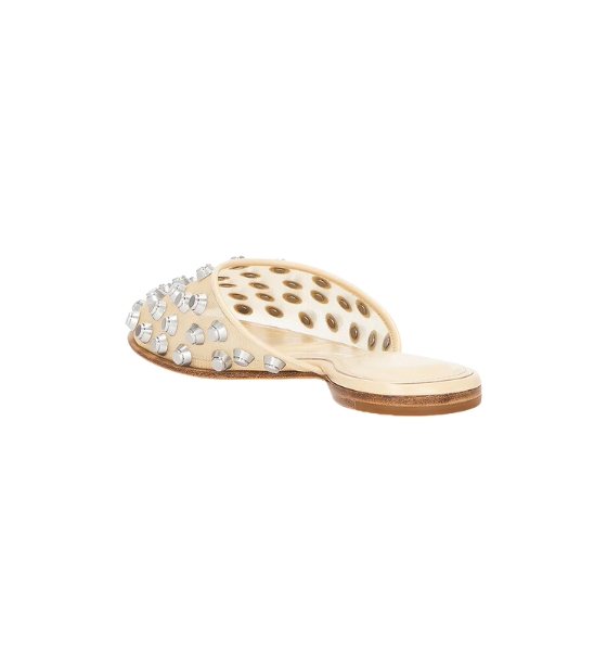 Rhodes Nude Flat Slipper