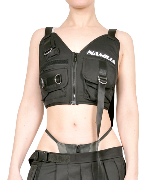 NAMILIA TACTICAL VEST TOP BLACK
