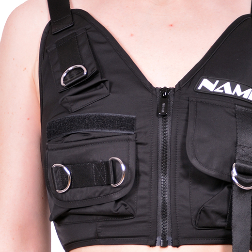 NAMILIA TACTICAL VEST TOP BLACK