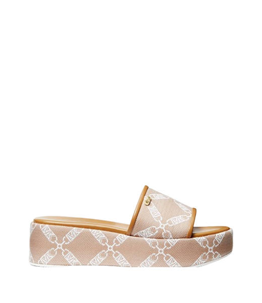 Ember Wedge Empr Logo Cain Jqd SM Beige White Flatform