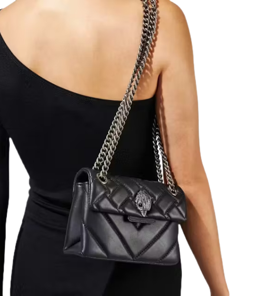 Black Mini Kensington X Bag Silver Eagle