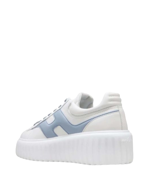 H-Stripes H Spezzata Sky Blue H White Leather Sneaker