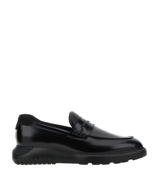 H600 Mocassino Black Loafers