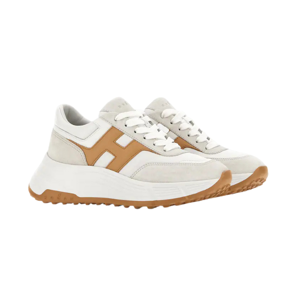 H669 White/Brown Allacciato H