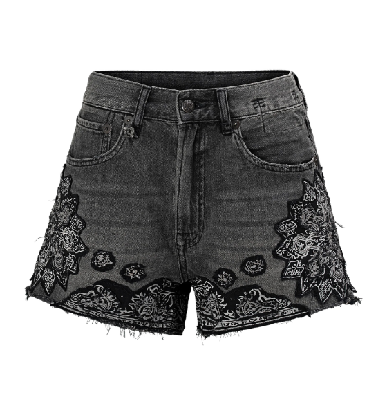 Ash Bandana Applique X-Bf Shorts